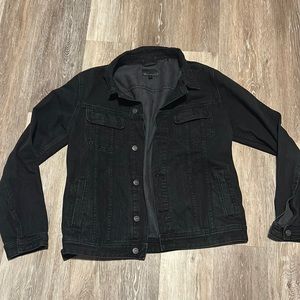 ASOS Black Denim Distressed Jacket